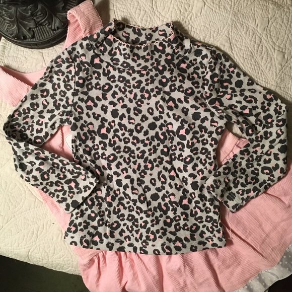 WONDERKIDS Pink Corduroy Kitty Jumper with Matching Cheetah Print Shirt … - Picture 8 of 14